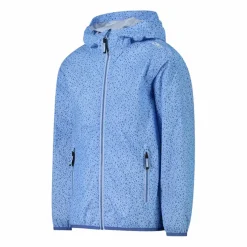 Mädchen Micro gemusterte packable Regenjacke