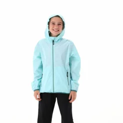 Mädchen packable wasserdichte Jacke
