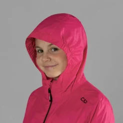 Mädchen packable wasserdichte Jacke