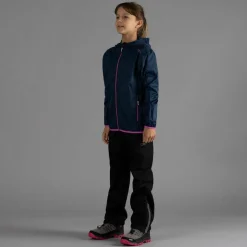 Mädchen packable wasserdichte Jacke