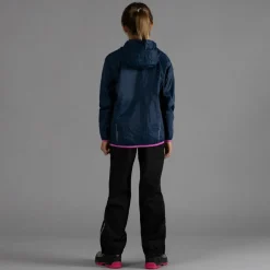 Mädchen packable wasserdichte Jacke