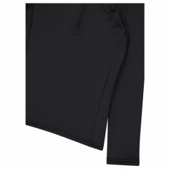 Mädchen Stretch Performance Stehkragenshirt mit kurzem Reißverschluss