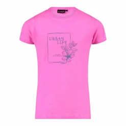 Mädchen T-Shirt aus Baumwoll Slub-Jersey