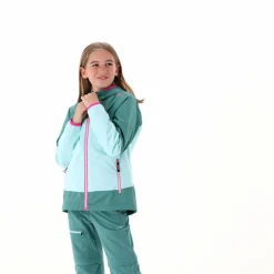 Mädchen-Shell aus zweifarbigem Ripstop