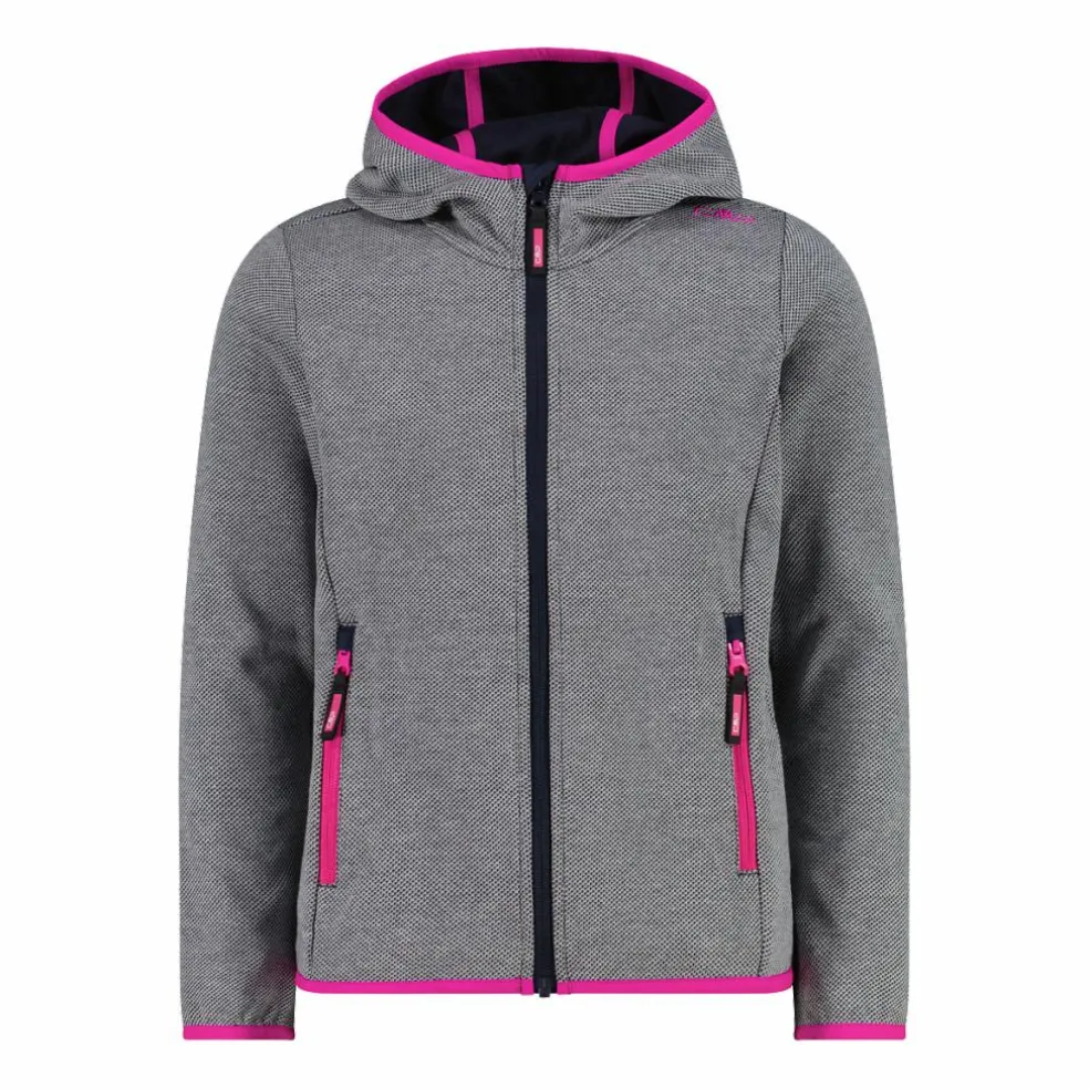 Mädchen-Sweatshirt mit Kapuze aus Knit Tech Fleece