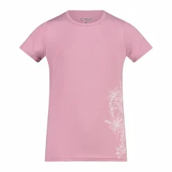 Mädchen-T-Shirt aus Funktionsgewebe mit Print vorne