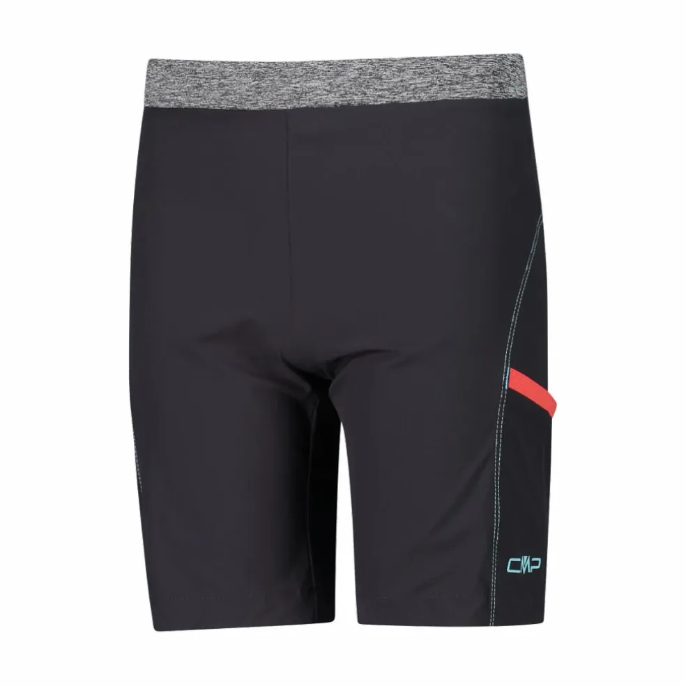 Mädchen-Wanderbermuda aus leichtem Stretch-Polyester