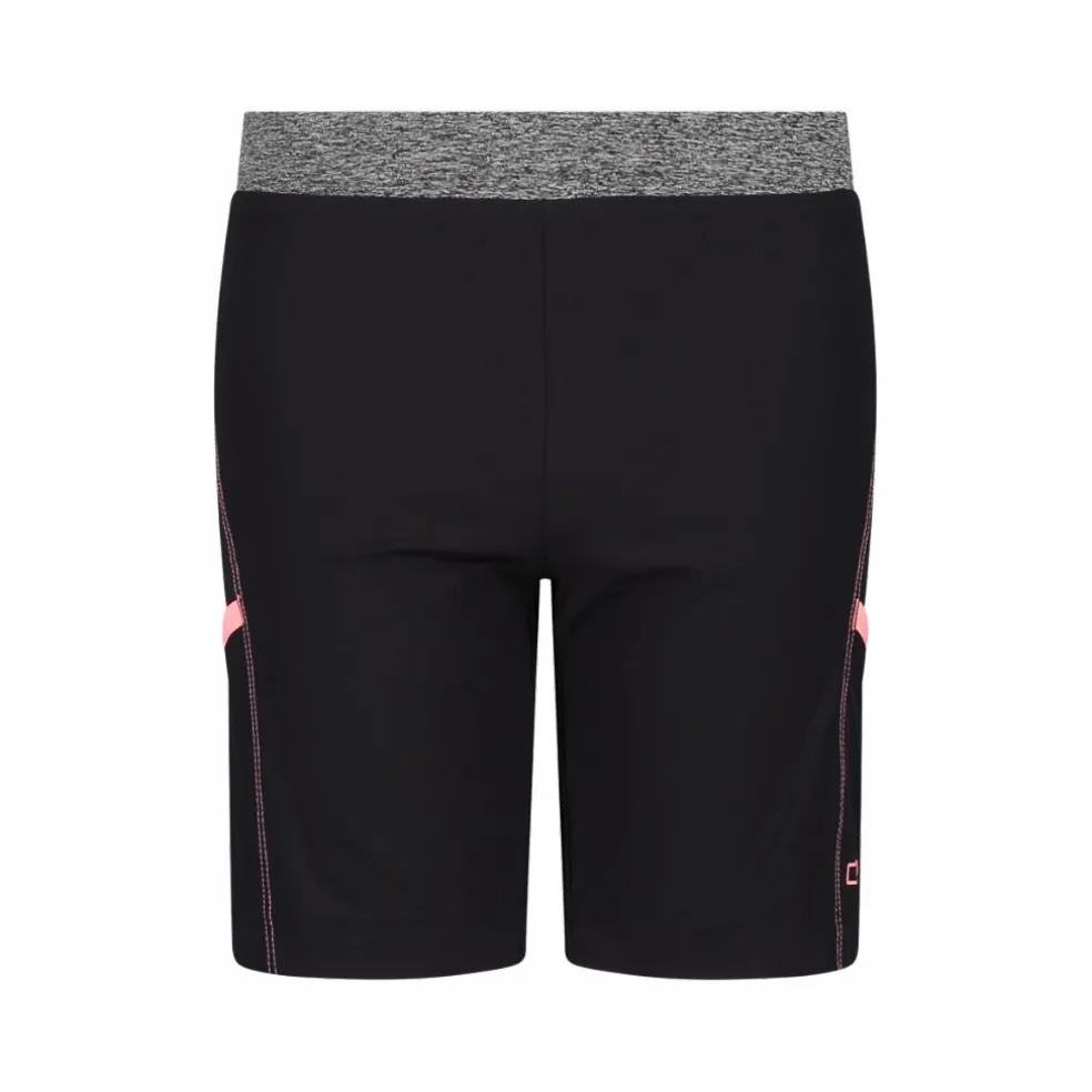 Mädchen-Wanderbermuda aus leichtem Stretch-Polyester