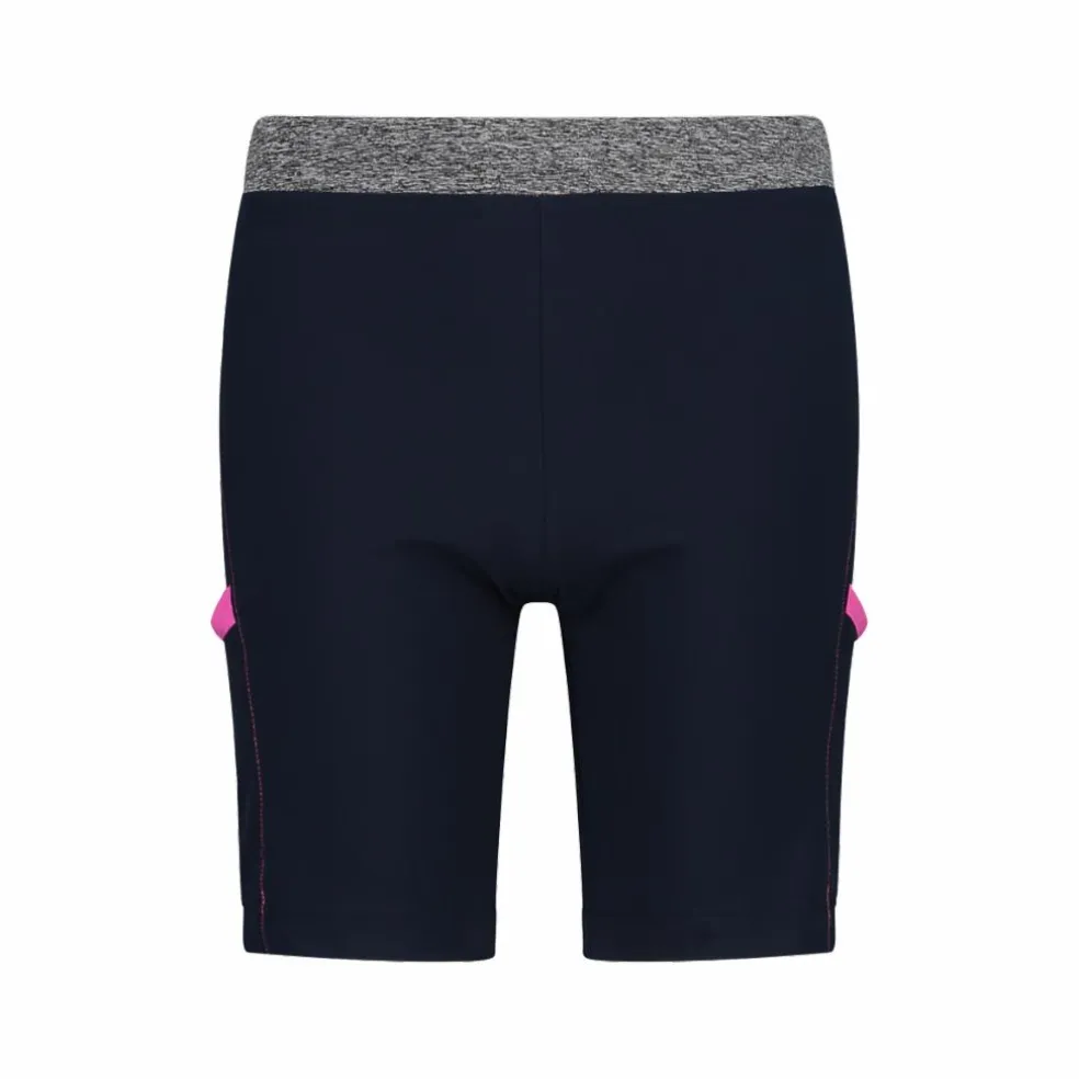 Mädchen-Wanderbermuda aus leichtem Stretch-Polyester