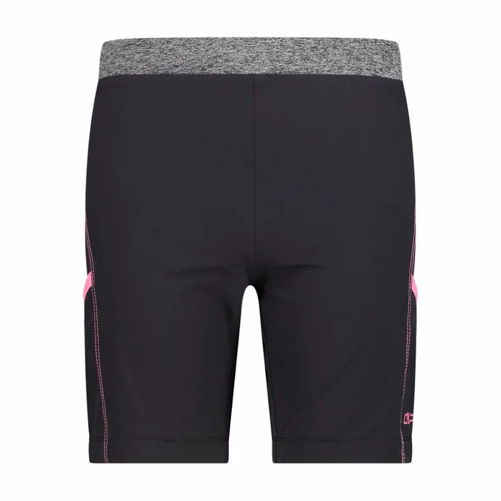 Mädchen-Wanderbermuda aus leichtem Stretch-Polyester