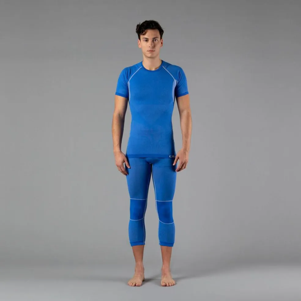 Men's seamless thermal base layer t-shirt