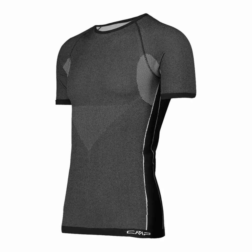 Men's seamless thermal base layer t-shirt