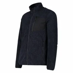 Mélange-HighLoft-Fleece für Herren mit hitzeversiegelter Tasche