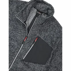 Mélange-HighLoft-Fleece für Herren mit hitzeversiegelter Tasche