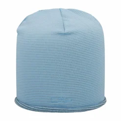 Mütze aus elastischem Fleece mit offenen Kanten