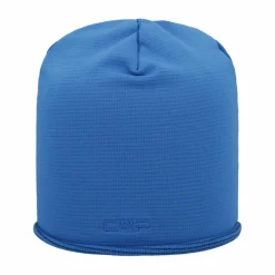 Mütze aus elastischem Fleece mit offenen Kanten