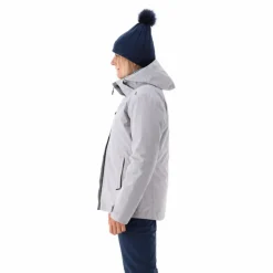 Multifunktionale Damenjacke mit abnehmbarer Innenschicht mit Kapuze