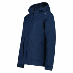 Multifunktionale Damenjacke mit abnehmbarer Innenschicht mit Kapuze