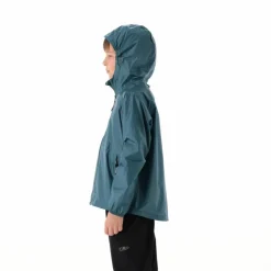 Regenjacke mit fest angebrachter Kapuze für Jungen