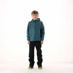 Regenjacke mit fest angebrachter Kapuze für Jungen