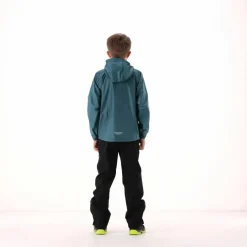 Regenjacke mit fest angebrachter Kapuze für Jungen