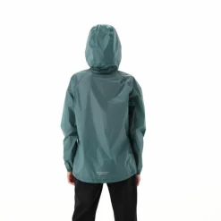 Regenjacke mit fest angebrachter Kapuze für Mädchen