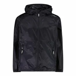 Regenjacke mit fest angebrachter Kapuze für Mädchen