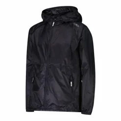 Regenjacke mit fest angebrachter Kapuze für Mädchen