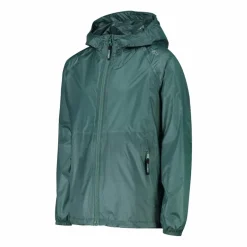 Regenjacke mit fest angebrachter Kapuze für Mädchen