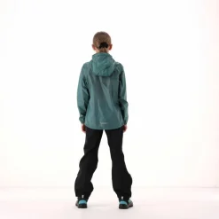 Regenjacke mit fest angebrachter Kapuze für Mädchen