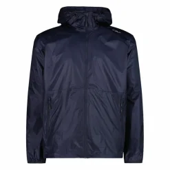 Regenjacke mit fest angebrachter Kapuze für Herren