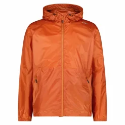 Regenjacke mit fest angebrachter Kapuze für Herren