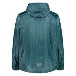 Regenjacke mit fest angebrachter Kapuze für Herren