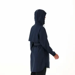 Regenjacke mit fest angebrachter Kapuze für Damen