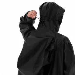 Regenponcho mit fest angebrachter Kapuze Unisex