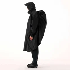 Regenponcho mit fest angebrachter Kapuze Unisex