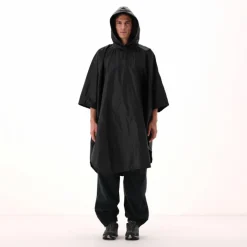 Regenponcho mit fest angebrachter Kapuze Unisex