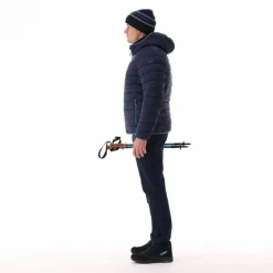 Reversible Herrenjacke mit feststehender Kapuze