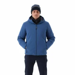 Reversible Herrenjacke mit feststehender Kapuze