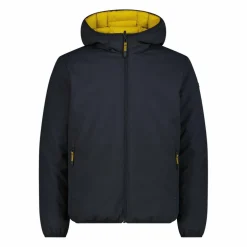 Reversible Herrenjacke mit feststehender Kapuze