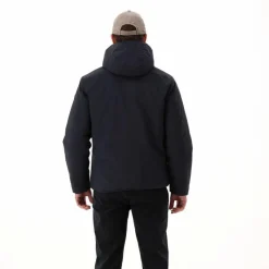 Reversible Herrenjacke mit feststehender Kapuze