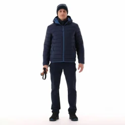 Reversible Herrenjacke mit feststehender Kapuze