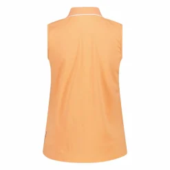 Ärmelloses Damen-Poloshirt aus Stretch-Piqué