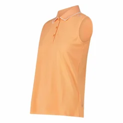 Ärmelloses Damen-Poloshirt aus Stretch-Piqué