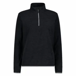 Second-Layer-Damen-Rollkragenpullover in Mélange-Optik