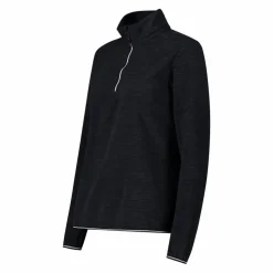 Second-Layer-Damen-Rollkragenpullover in Mélange-Optik