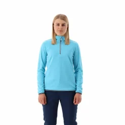 Second-Layer-Damen-Rollkragenpullover in Mélange-Optik