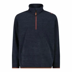 Second-Layer-Jungen-Rollkragenpullover in Mélange-Optik