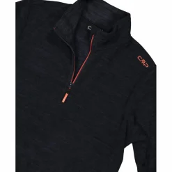 Second-Layer-Jungen-Rollkragenpullover in Mélange-Optik