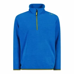 Second-Layer-Jungen-Rollkragenpullover in Mélange-Optik